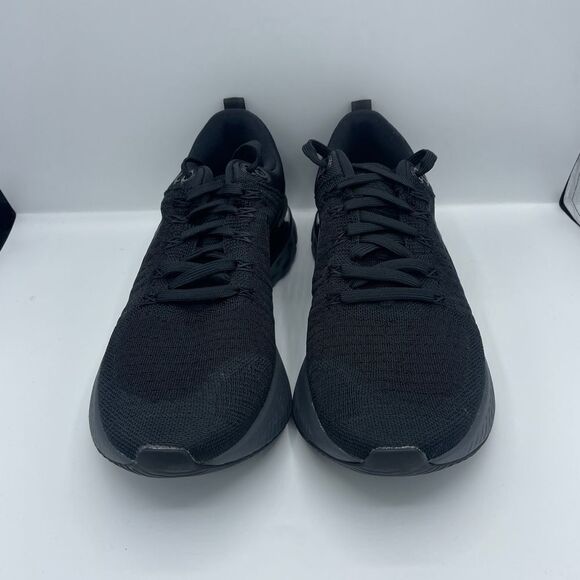 Nike React Inifinity Run Flyknit 2 Men's 8.5,9,10.5,11.5,13 Black CT2357-003 - Picture 4 of 5
